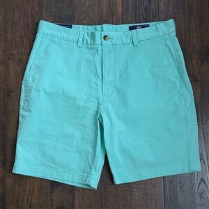 Vineyard Vines Mint Green Flat Front Shorts